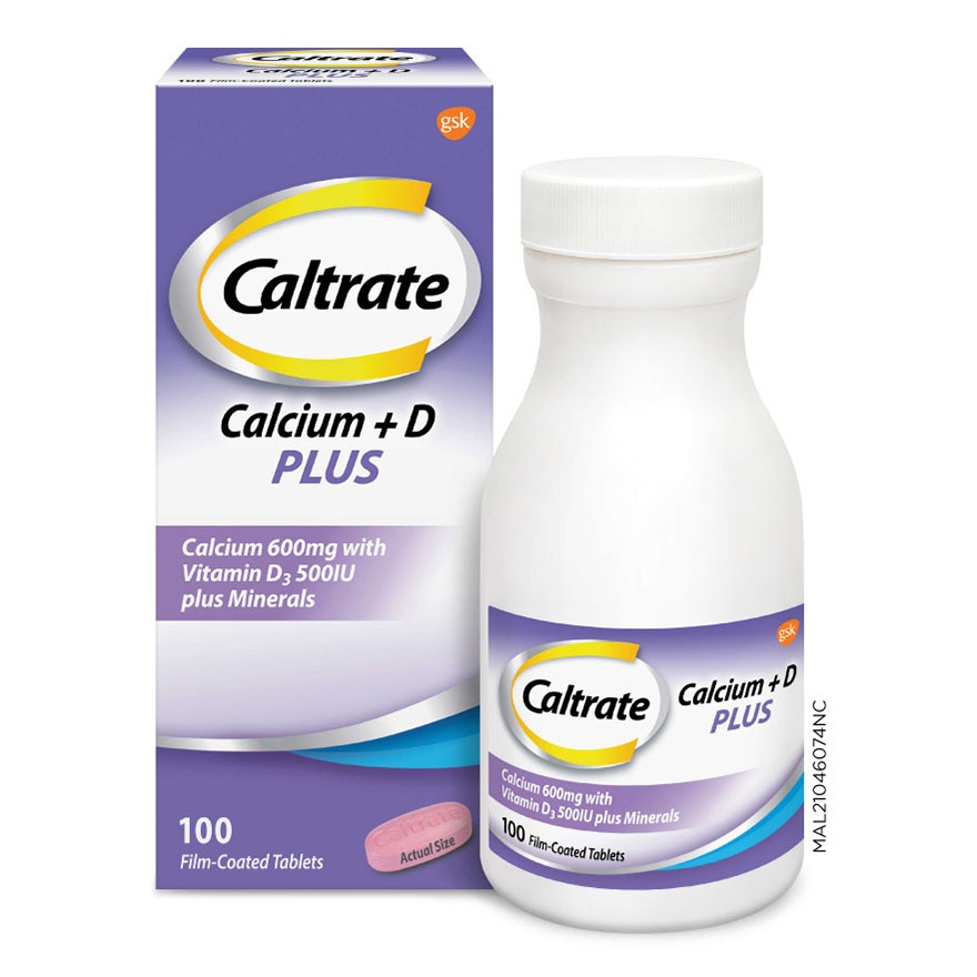Calcium + Vit D Plus Strong Bone & Muscle 100s