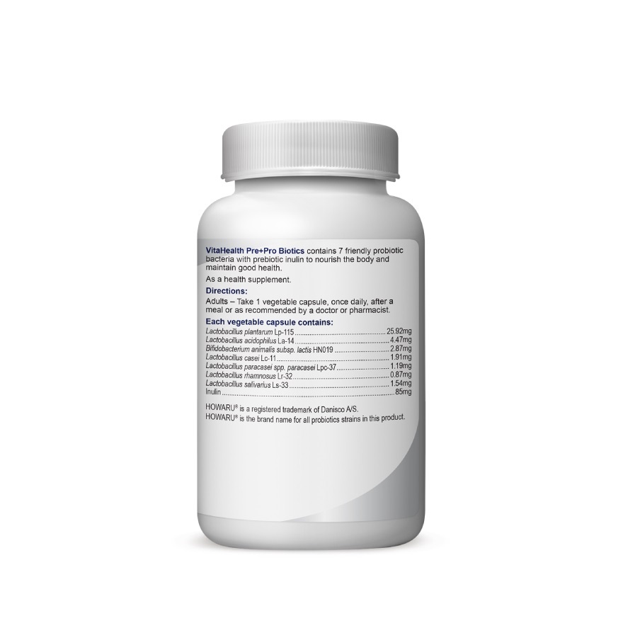 Pre + Pro Biotics Capsules 30s