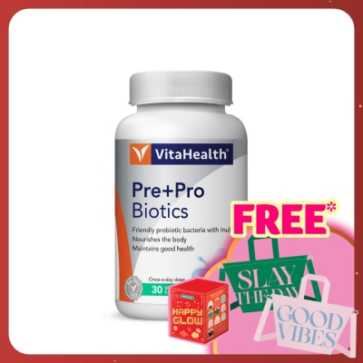 VITAHEALTH Pre + Pro Biotics Capsules 30s