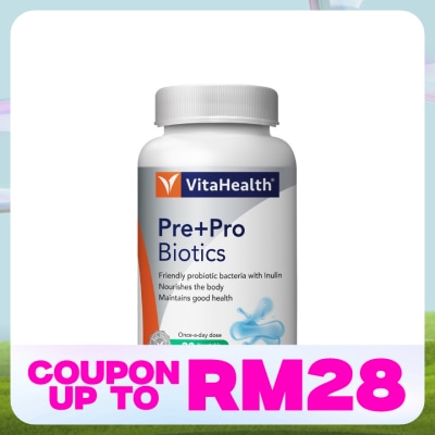 VITAHEALTH Pre + Pro Biotics Capsules 30s