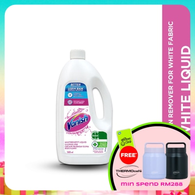 VANISH - Crystal White Fabric Stain Remover Liquid Bottle 500ml