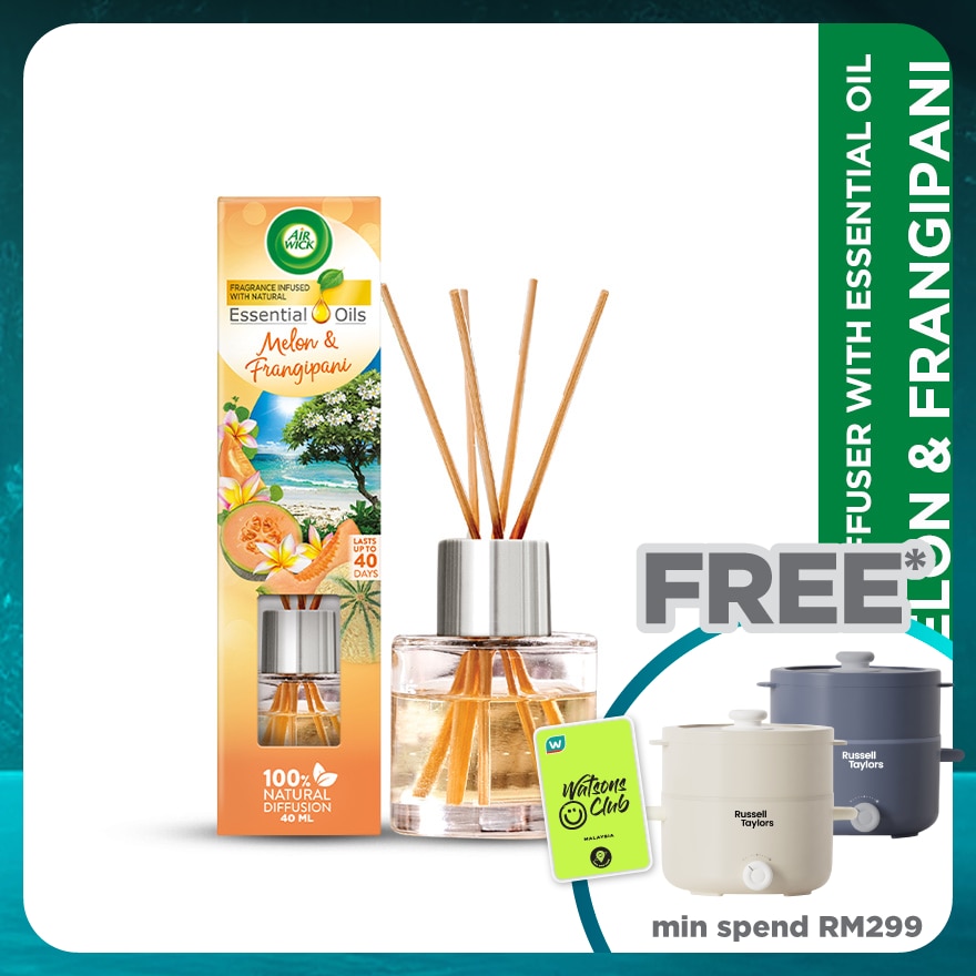 Reed Diffuser Melon & Frangipani 40ml