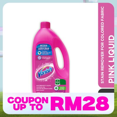 VANISH Vanish Stain Remover Pink Liquid Bottle 500ml