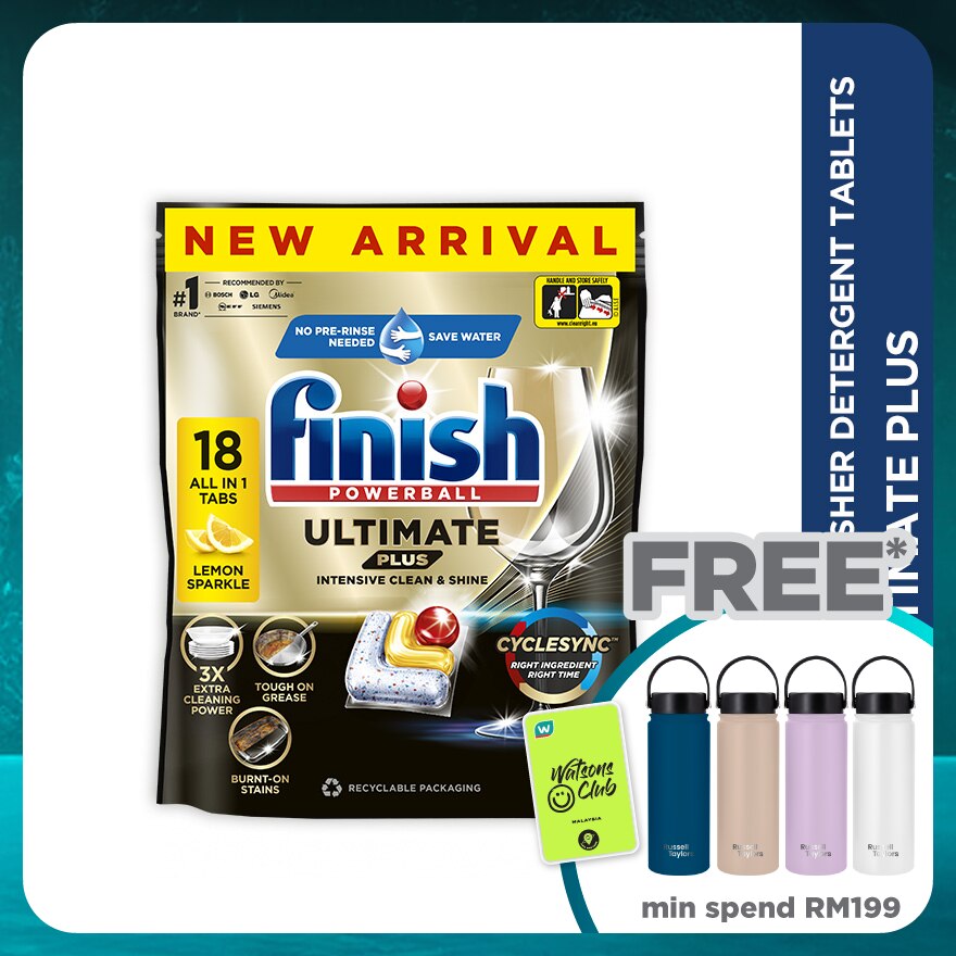 Buy Finish Ultimate Dishwashing Tablets Lemon Sparkle 34 Pack