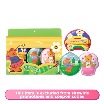 AMORTALS  Summer Powder Puff Air Cushion (3 Pcs)