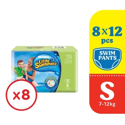 HUGGIES Little Swimmers - S size 12's x8 pack