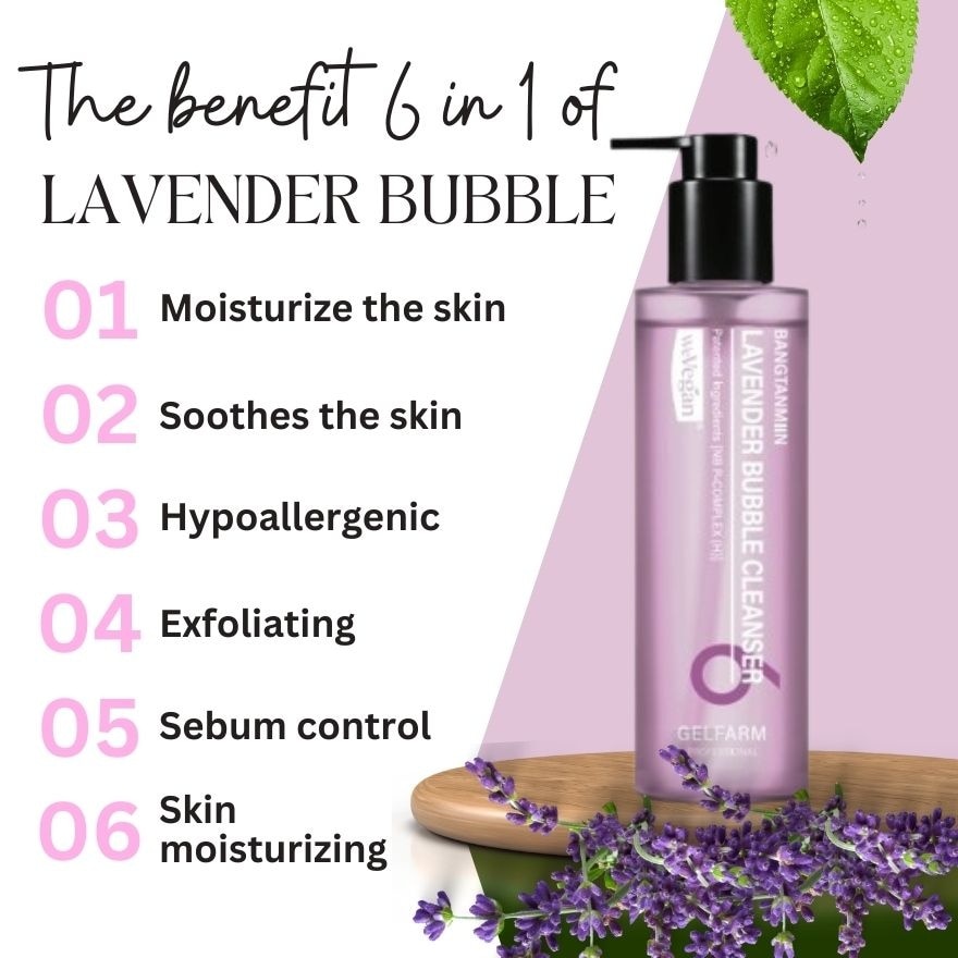 Bubble cleanser Lavender 210ml