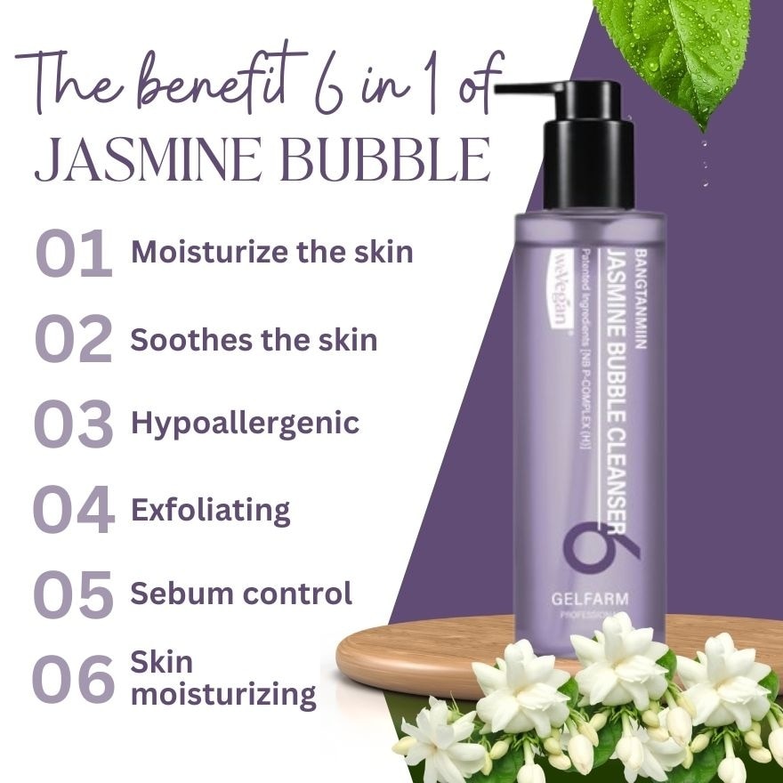 Bubble cleanser Jasmine 210ml
