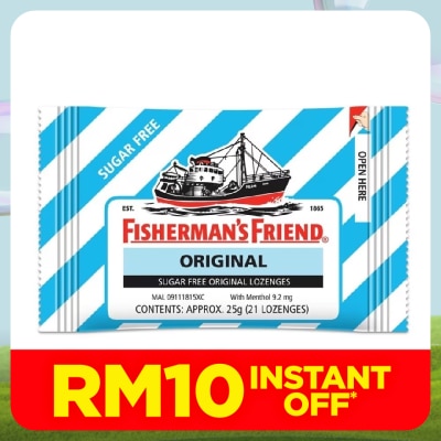 FISHERMAN'S Sugar Free Original Lozenges 25g