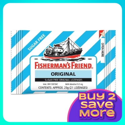 FISHERMAN'S Sugar Free Original Lozenges 25g