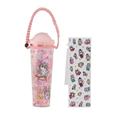 MY I CANDY Unik Double Wall Water Tumbler With Holder 650ML