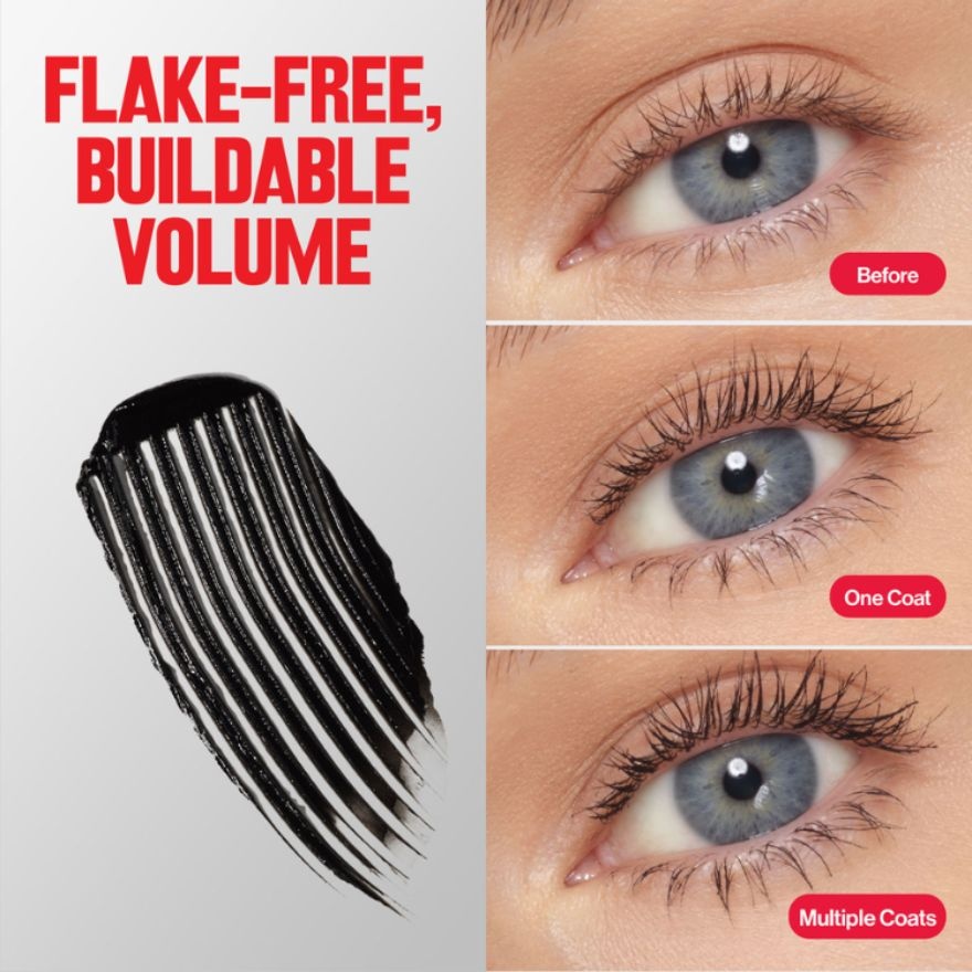 Get full volume for 24 hours + no flaking, smudging, or crunching throughout the day. image