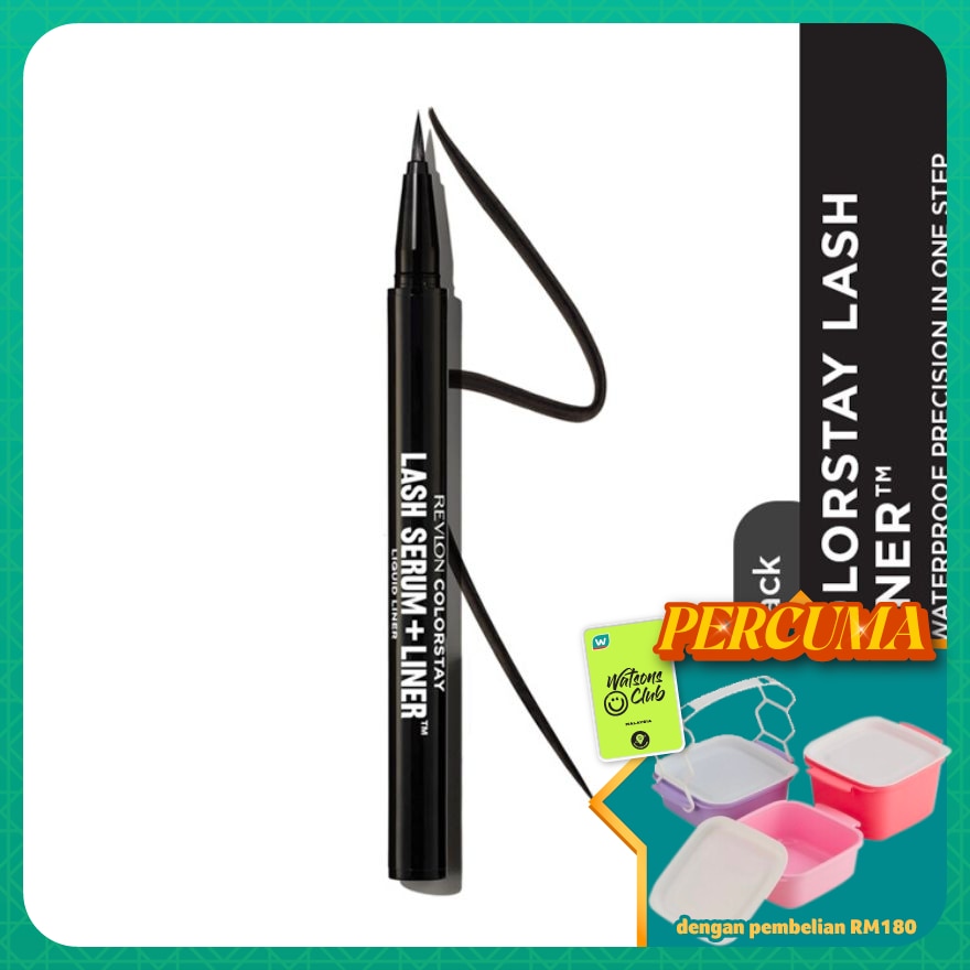 ColorStay Lash Serum+Liner nourishes your lash line with serum-infused for healthier lashes in 1week