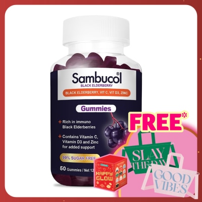 SAMBUCOL Black Elderberry Gummies 50's