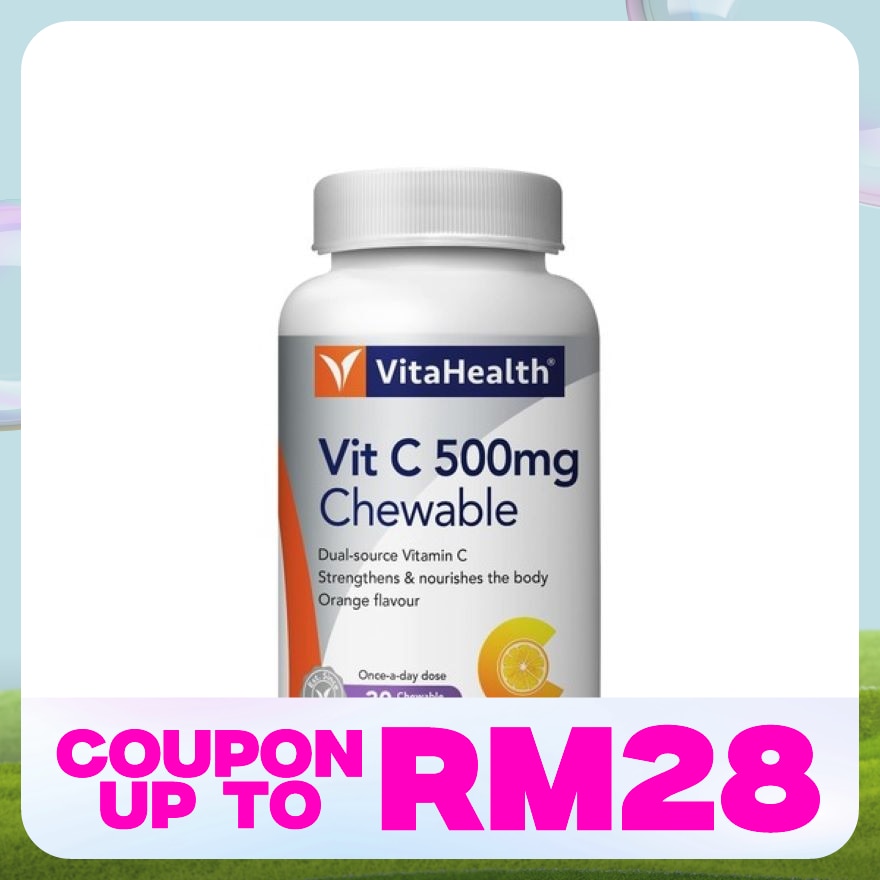 Vit C 500mg Chewable 30's