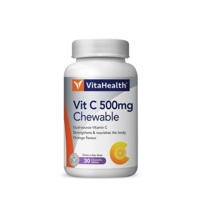 VITAHEALTH - Vit C 500mg Chewable 30's