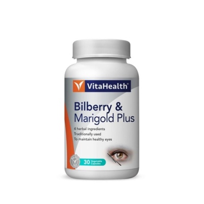 VITAHEALTH - Bilberry & Marigold Plus 30 Capsules