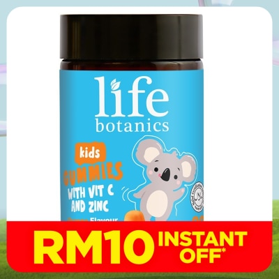LIFE BOTANICS Vitamin C Plus Zinc Kids Gummies 30s