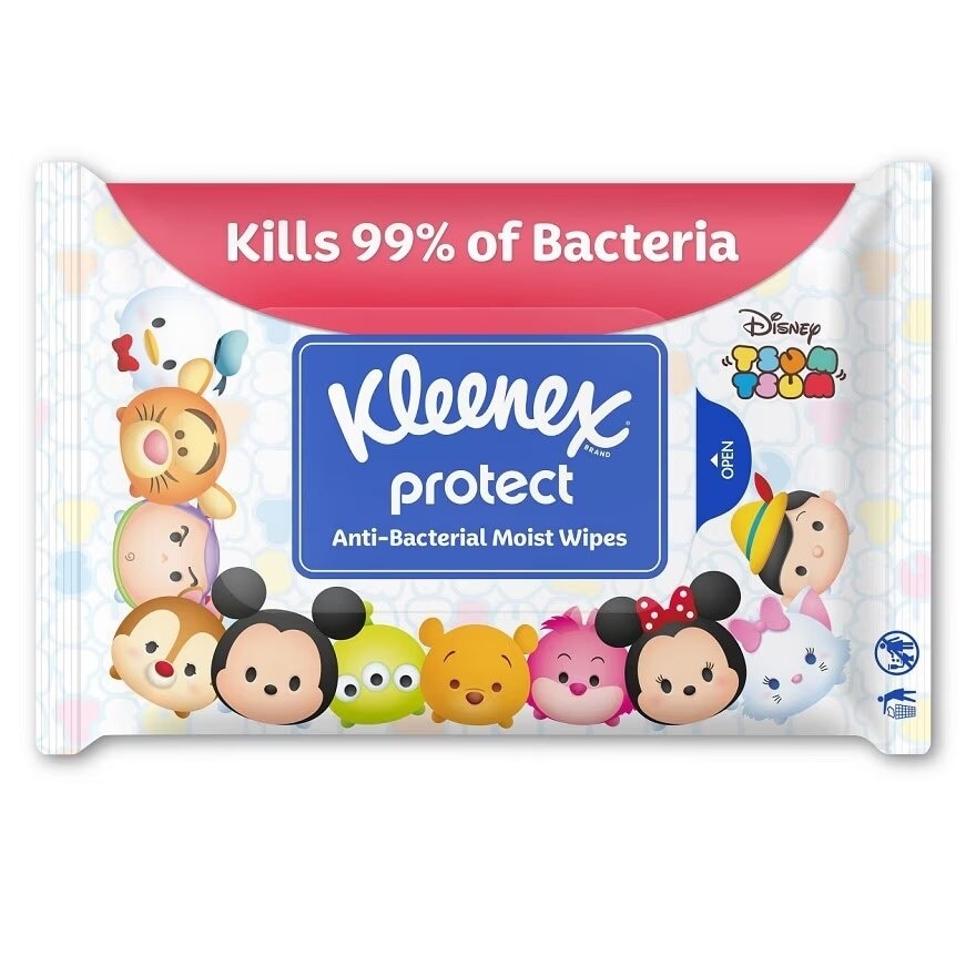 Hand Sanitizing Moist Wipes - Disney Tsum Tsum Design (50 pieces) x12packs