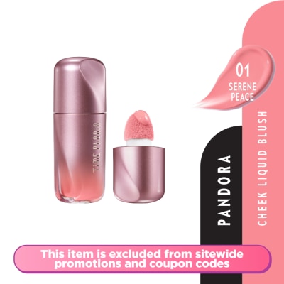 TIMEPHORIA Pandora Cheek Liquid Blush 01 Serene Peace