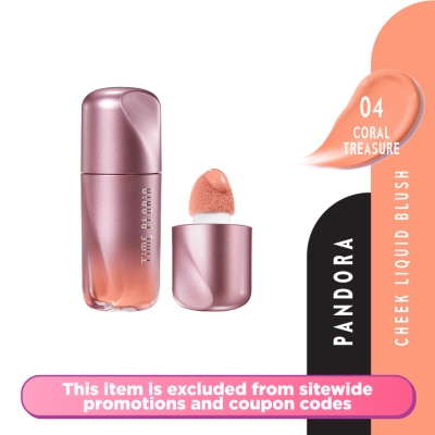 TIMEPHORIA Pandora Cheek Liquid Blush 04 Coral Treasure