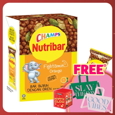 CHAMPS Nutribar Fightamin Orange 25gm x 6's