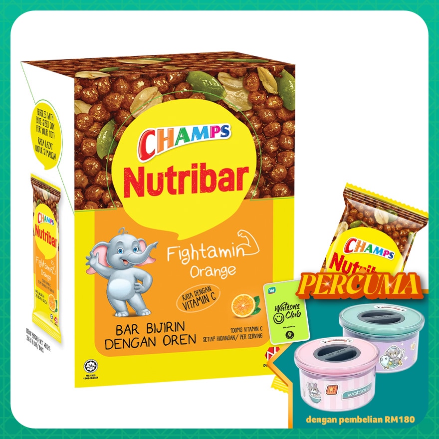 Nutribar Fightamin Orange 25gm x 6's