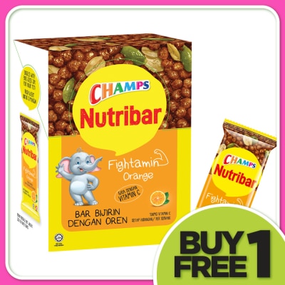 CHAMPS Nutribar Fightamin Orange 25gm x 6's