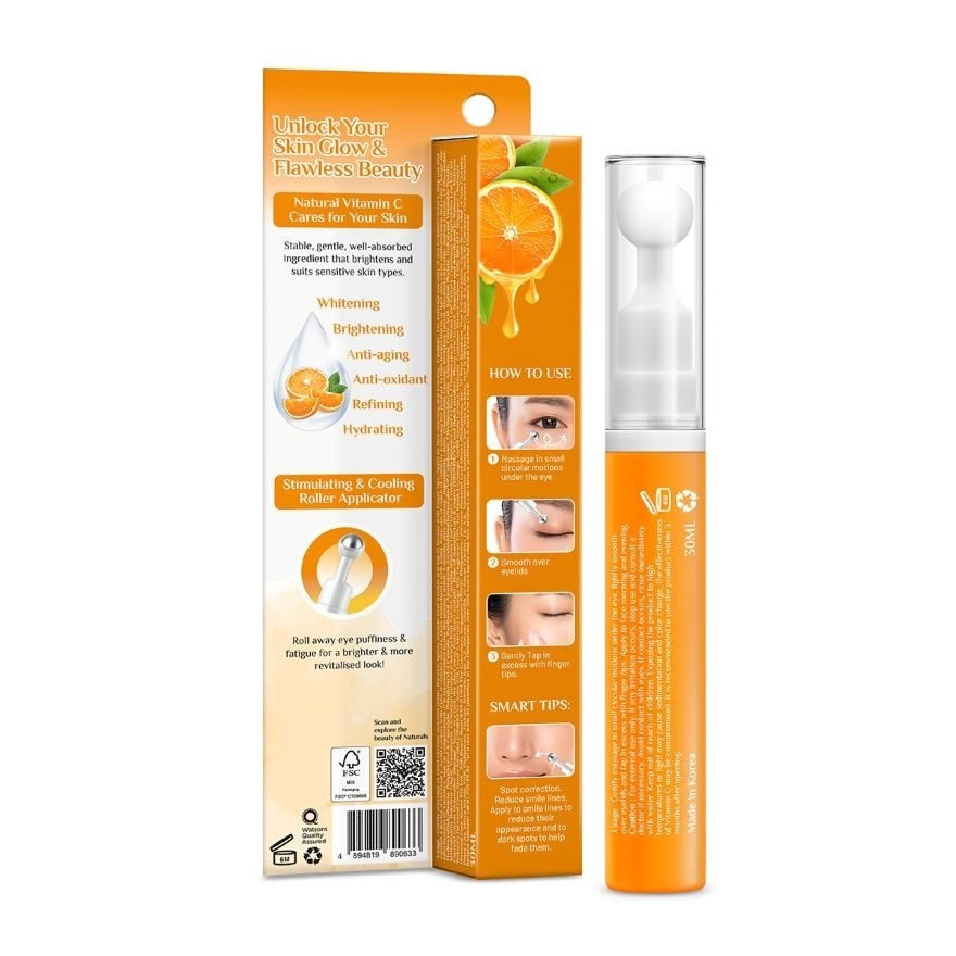 Natural Vitamin C Brightening Eye Roller 15ML