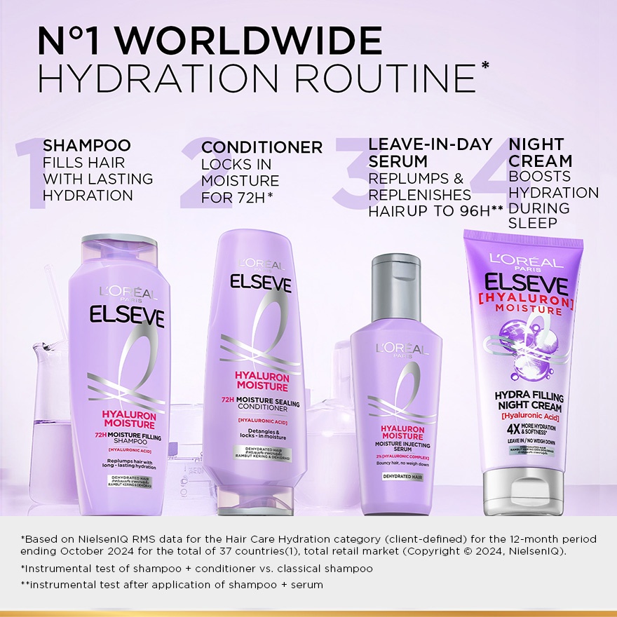 Elseve Hyaluronic Moisture Shampoo 620ml image