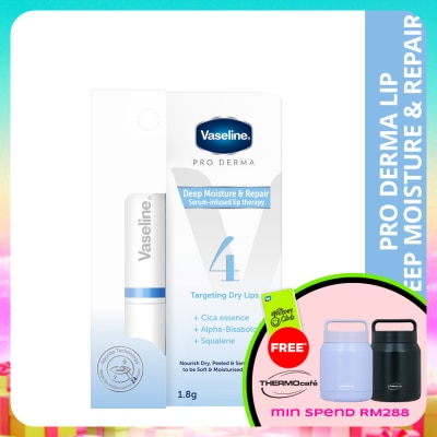 VASELINE - Pro Derma Lip Deep Moisture & Repair 1.8g