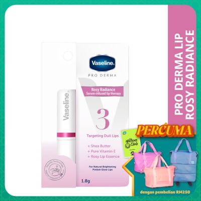 VASELINE - Pro Derma Lip Rosy Radiance 1.8g