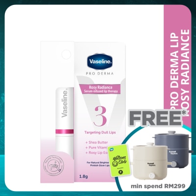 VASELINE Pro Derma Lip Rosy Radiance 1.8g