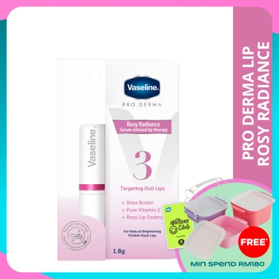 VASELINE Pro Derma Lip Rosy Radiance 1.8g