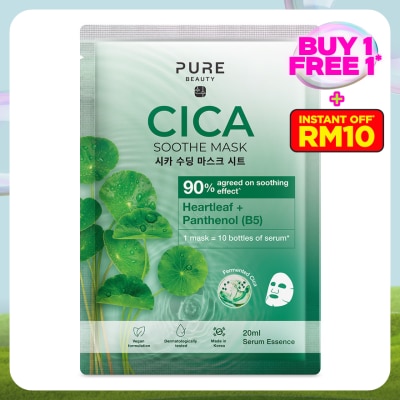 PURE BEAUTY Cica Soothe Mask 1s