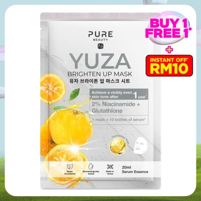 PURE BEAUTY Niacin-Gluta Brighten Up Mask 1s