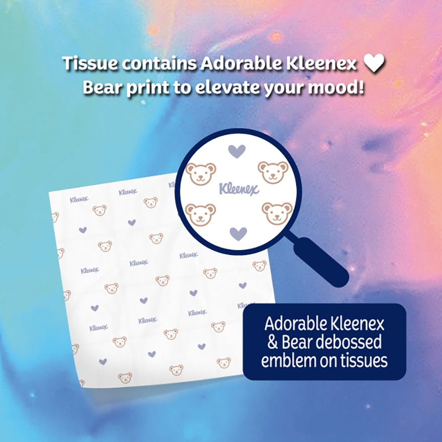 Hanky Pack Pocket Tissue 3 Ply (9s x 10 Packs) x12 - Travel Tissue Mini Pack with Mighty Quotes