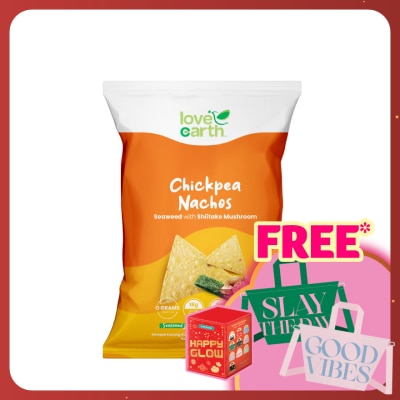 LOVE EARTH Chickpea Nachos Seaweed & Shiitake Mushroom 90g