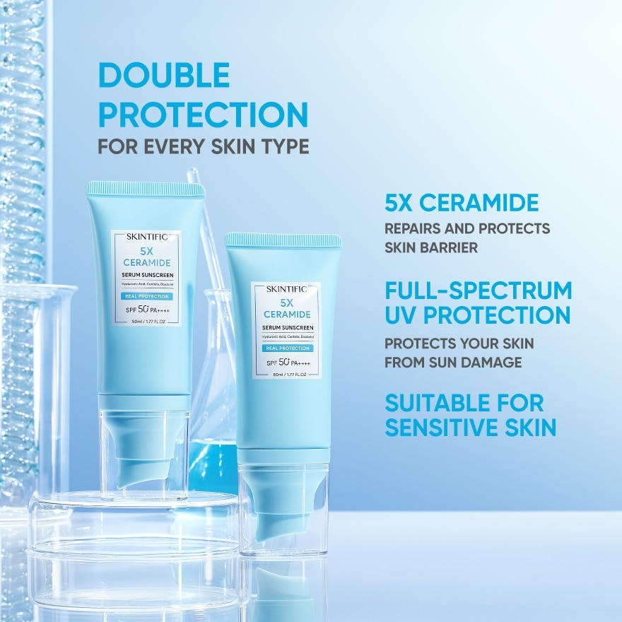 5X Ceramide Serum Sunscreen 50g