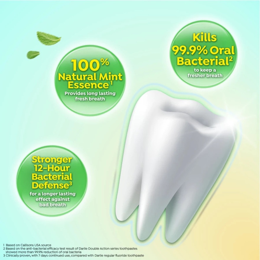 Double Action Toothpaste Fresh Proctect 2 in 1 Advance Mouthwash + Toothpaste