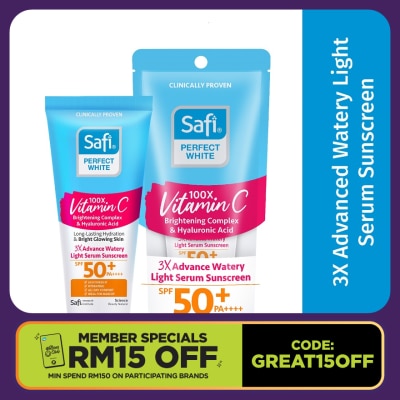 SAFI Perfect White 3X Advance Watery Light Serum SunScreen 25g