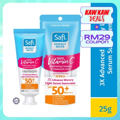 SAFI Perfect White 3X Advance Watery Light Serum SunScreen 25g