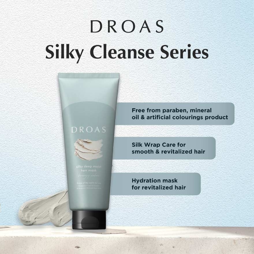 Clay Hair Mask Silky Deep Moist 200g