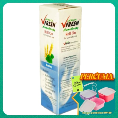 VFRESH - Aromatheraphy Roll on Barley Mint 8ml