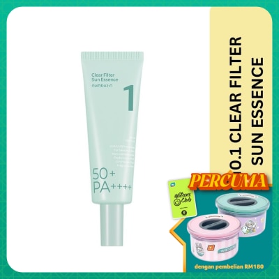 NUMBUZIN No.1 Clear Filter Sun Essence SPF50+ PA++++ 50ml