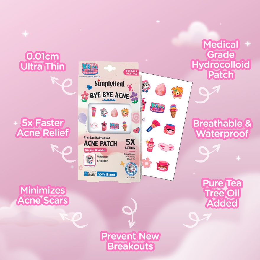 The Seoul's Dreamland Day & Night Premium Hydrocolloid Acne Patch 20s