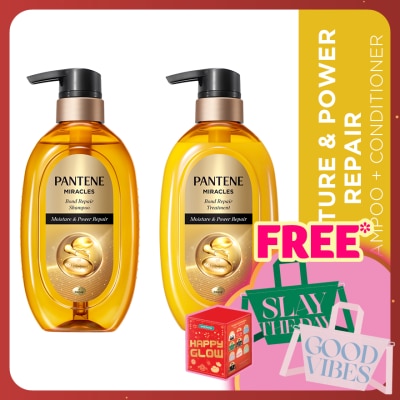 PANTENE Miracles Moisture & Power Repair Shampoo 440g + Conditioner 440g