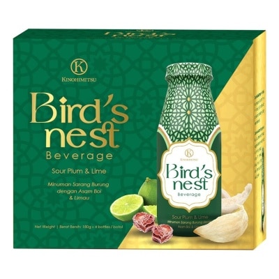 KINOHIMITSU Bird's Nest with Sour Plum & Lime 4x180g