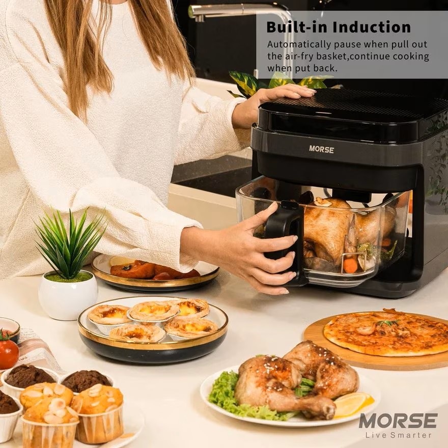 Bravochef Air Fryer i5 5.5L Capacity (White)