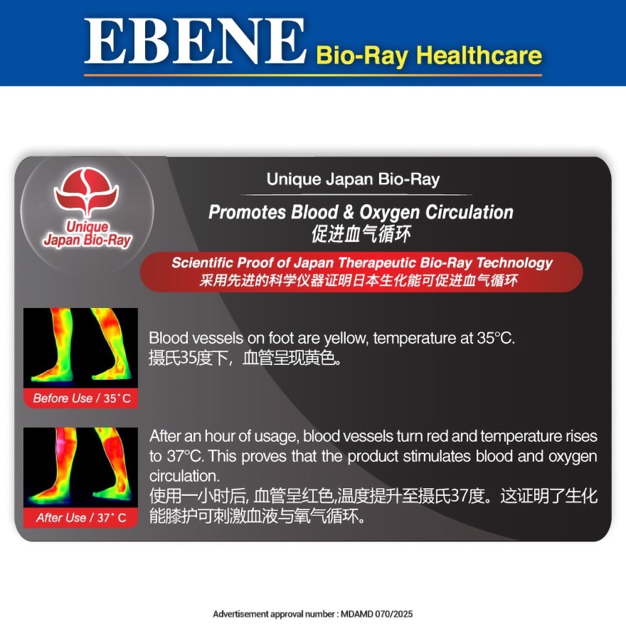 Bio-Ray Compression Socks S/M 2s